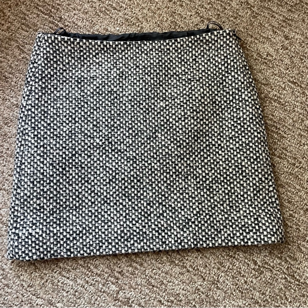 J. Crew Wool Mini Skirt